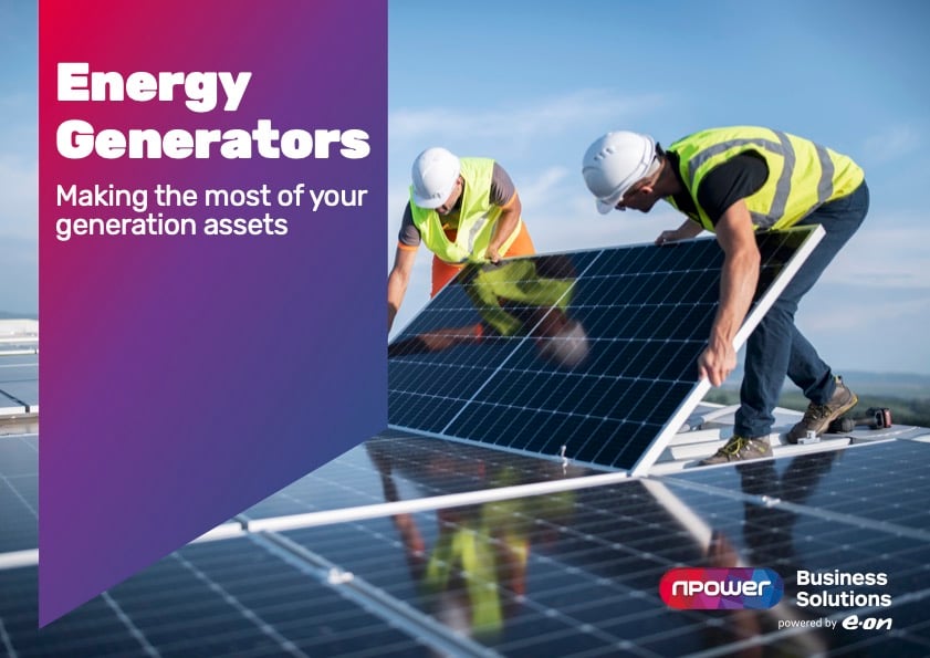 Front cover of the nBS energy generators guide