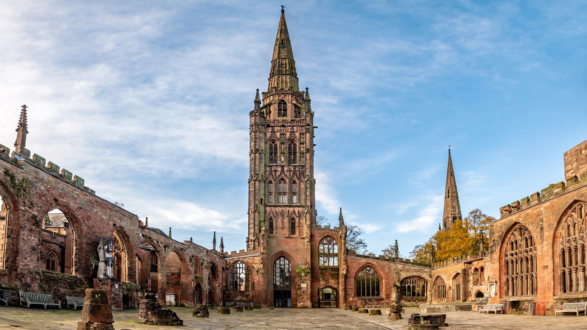 Volunteers help with cleaning and gardening at Coventry Cathedral