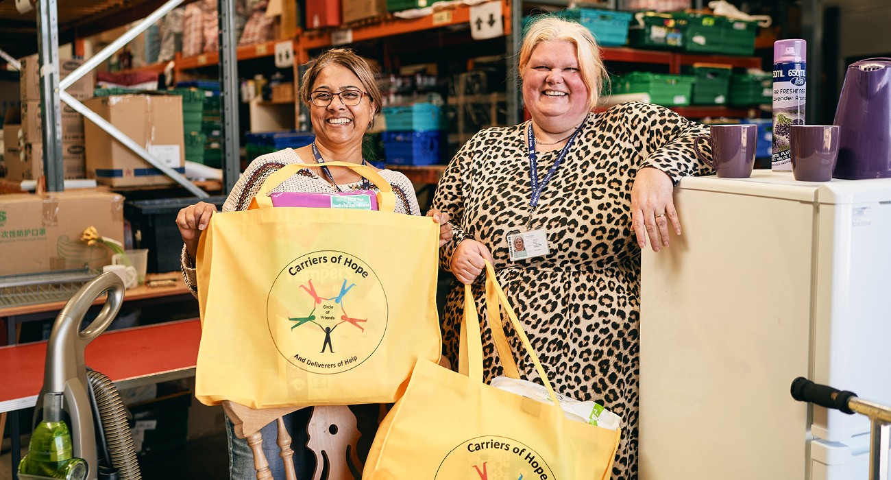 Helping Carriers of Hope create homes for displaced people